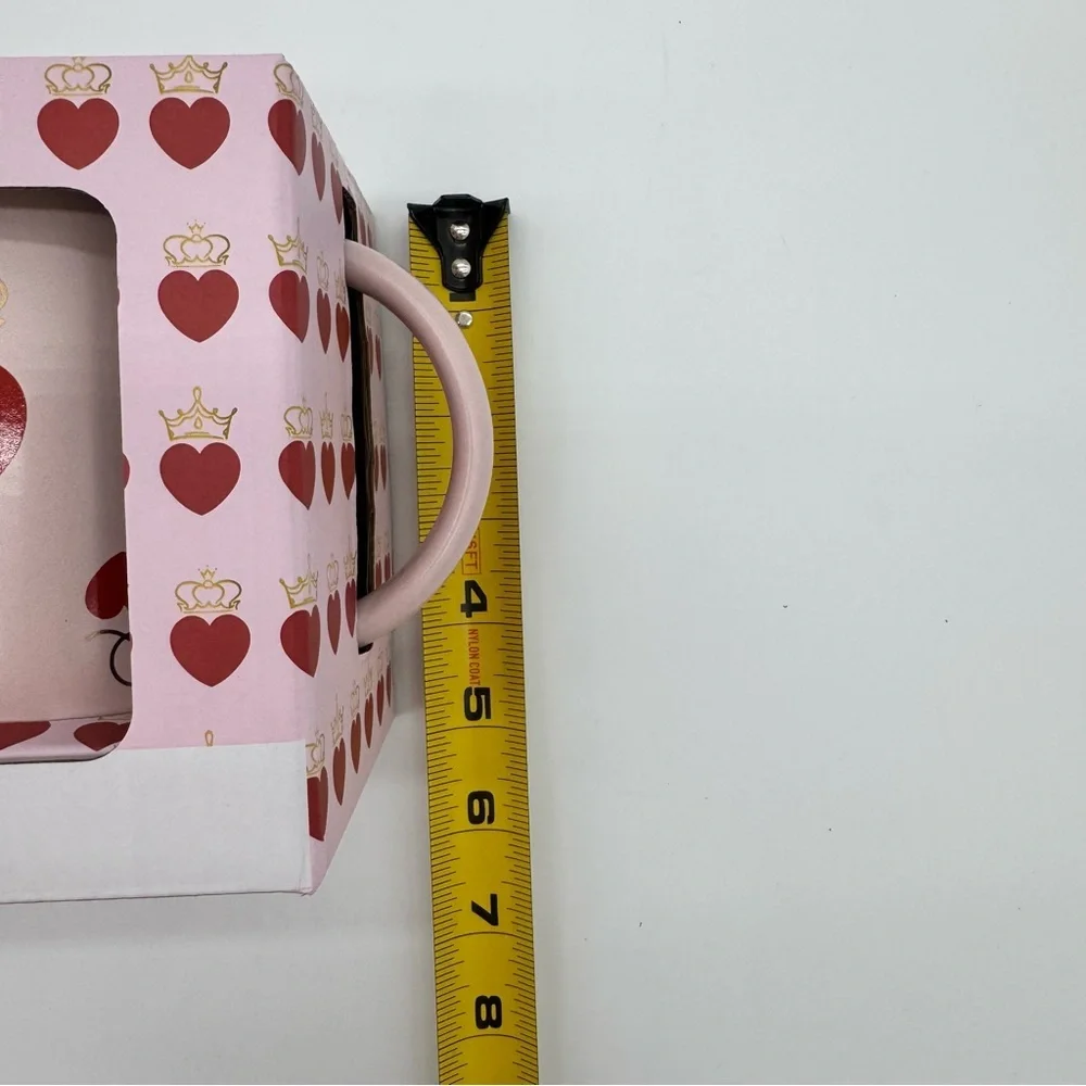 King and Queen Valentines Gift box mug Set, Black/Pink